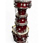 Used DW 5 Piece Design Series Satin Cherry Drum Kit