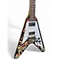 Used Epiphone JIMI HENDRIX FLYING V LOVE DROPS Ebony Solid Body Electric Guitar