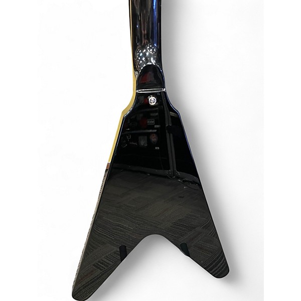 Used Epiphone JIMI HENDRIX FLYING V LOVE DROPS Ebony Solid Body Electric Guitar