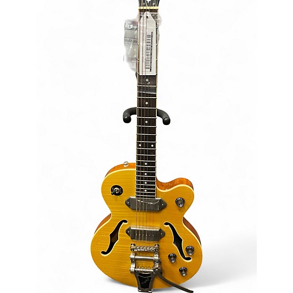 Used Epiphone Wildkat Natural Maple Top Hollow Body Electric Guitar