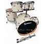 Used Premier 5 Piece Artist Birch White Drum Kit