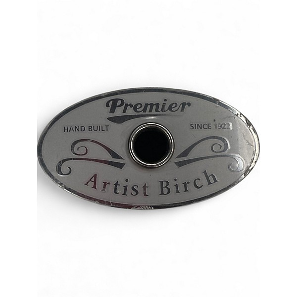 Used Premier 5 Piece Artist Birch White Drum Kit