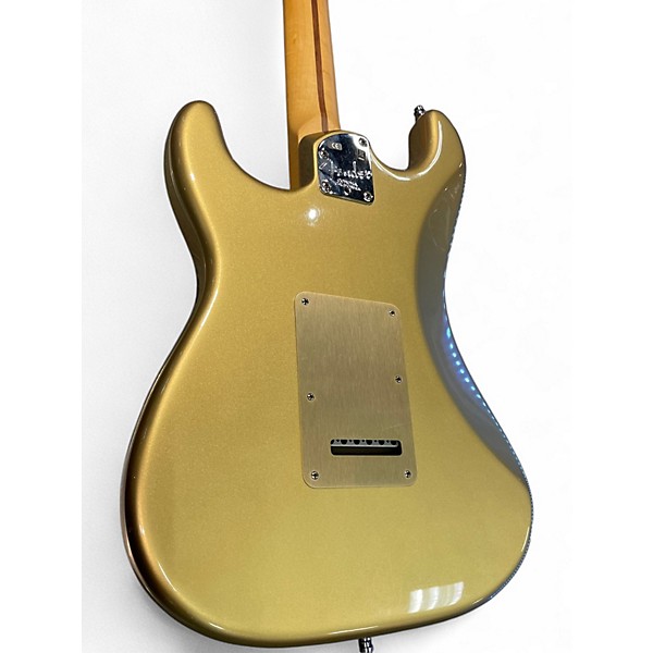 Used Fender FSR American Deluxe Stratocaster Aztec Gold Solid Body Electric Guitar