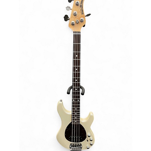 Used Ernie Ball Music Man Sterling 4 String PEARL WHITE  Electric Bass Guitar