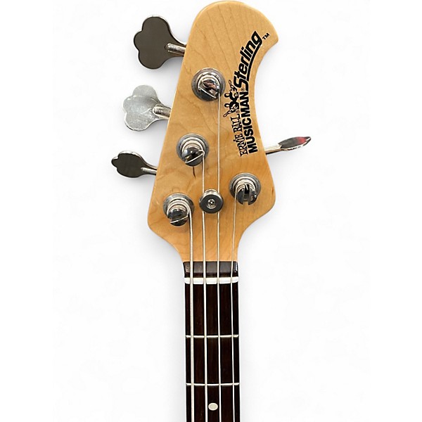 Used Ernie Ball Music Man Sterling 4 String PEARL WHITE  Electric Bass Guitar