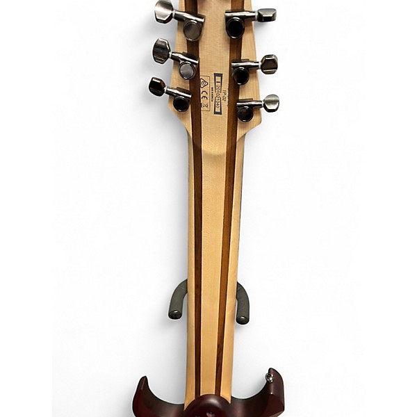 Used Ibanez RGIR9FME Trans Purple Solid Body Electric Guitar