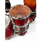 Used Yamaha 7 Piece Absolute Hybrid Maple Red Autumn Drum Kit