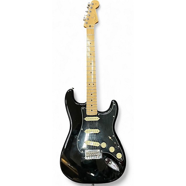 Used 2021 Fender Player Stratocaster Black Solid Body Electric Guitar