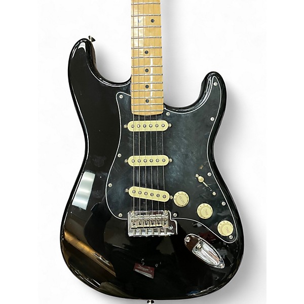 Used 2021 Fender Player Stratocaster Black Solid Body Electric Guitar