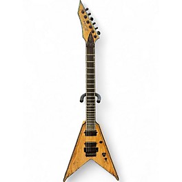 Used B.C. Rich JR-V Extreme Exotic with Floyd Rose Electric Guitar Spalted Maple Solid Body Electric Guitar