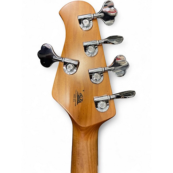 Used Ernie Ball Music Man Stingray 5 H Maroon Mist Electric Bass Guitar