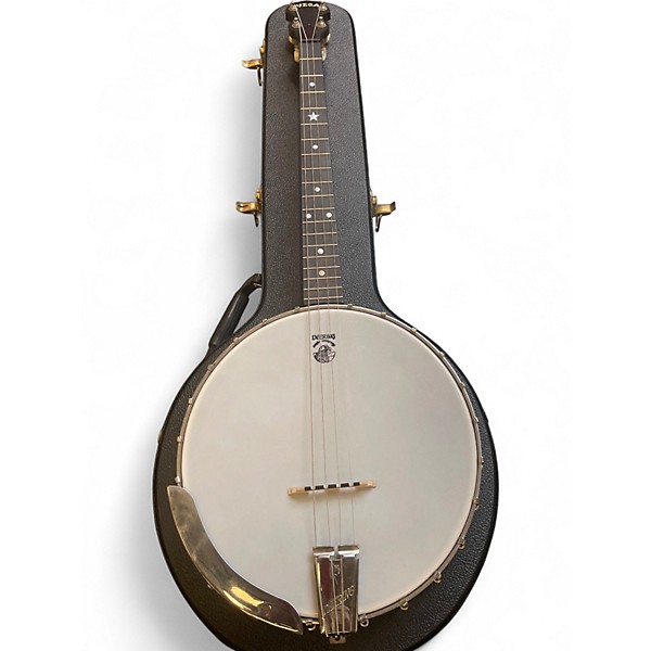 Used Deering SENATOR TENOR 4 STRING  19 Natural Banjo