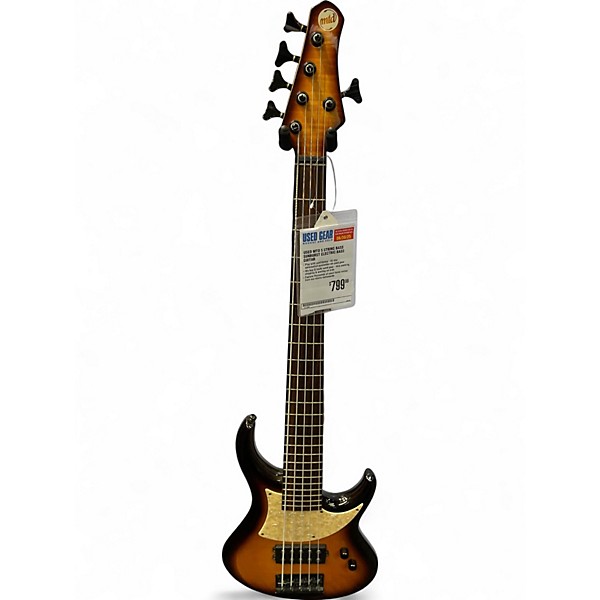Used MTD 5 STRING BASS Sunburst Electric Bass Guitar