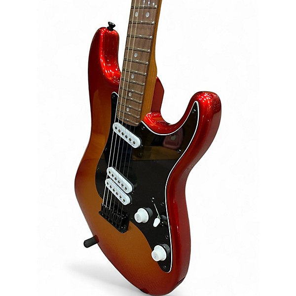 Used Squier Contemporary Stratocaster HSS Sunset Metallic Solid Body Electric Guitar