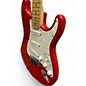 Used Squier Standard Stratocaster red Solid Body Electric Guitar