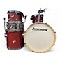 Used Ludwig 5 Piece BackBeat Elite 5-Piece Complete Drum Set With 22" Bass Drum Ruby Grain Drum Kit thumbnail