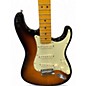 Used 2011 Fender American Deluxe Stratocaster 2 Tone Burst Solid Body Electric Guitar