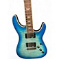 Used Schecter Guitar Research Omen Extreme 6 Blue Burst Solid Body Electric Guitar