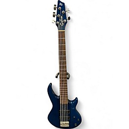 Used Godin BG 5 Blue Electric Bass Guitar