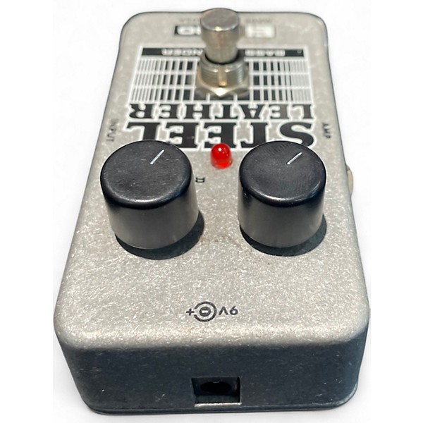 Used Electro-Harmonix Steel Leather Nano Bass Expander Bass Effect Pedal