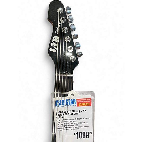 Used ESP LTD SN-1B Black Solid Body Electric Guitar