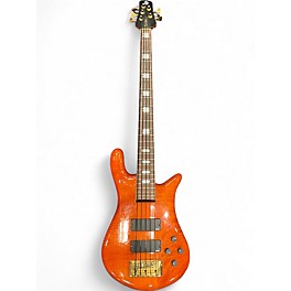 Used Spector Euro 5LX Orange Electric Bass Guitar