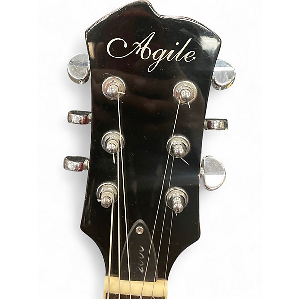 Used Agile 2000 Cherry Red Solid Body Electric Guitar