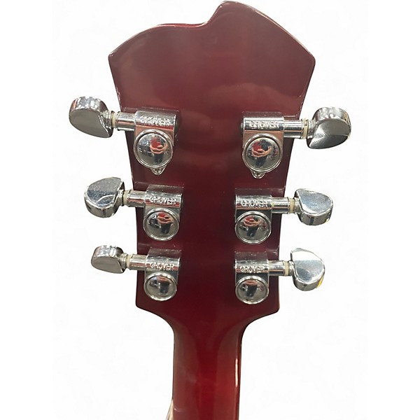 Used Agile 2000 Cherry Red Solid Body Electric Guitar