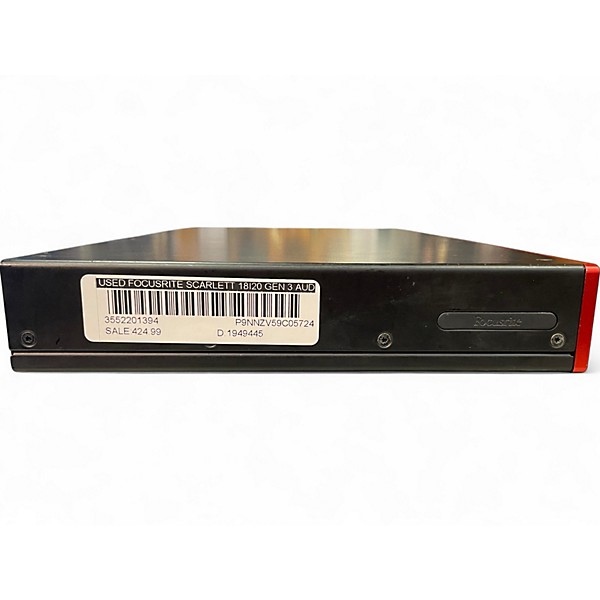 Used Focusrite Scarlett 18i20 Gen 3 Audio Interface