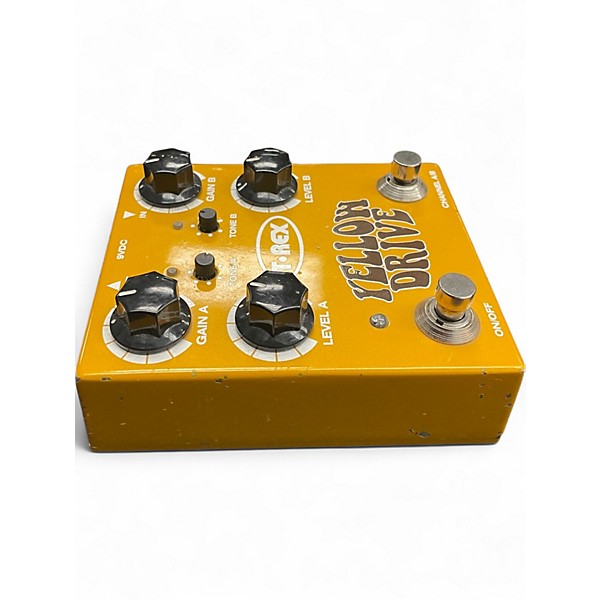 Used T-Rex Engineering Yellow Drive Distortion Effect Pedal