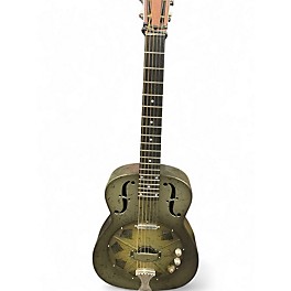 Used National Resophonic Style O Gunmetal Gray Resonator Guitar