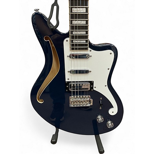 Used D'Angelico Premier Series Blue Solid Body Electric Guitar