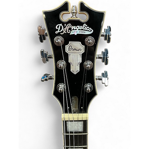 Used D'Angelico Premier Series Blue Solid Body Electric Guitar