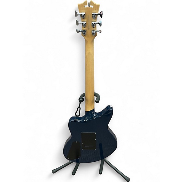 Used D'Angelico Premier Series Blue Solid Body Electric Guitar