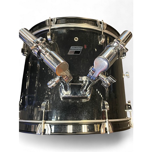 Used Ludwig 5 Piece BACKBEAT BLACK SPARKLE Drum Kit