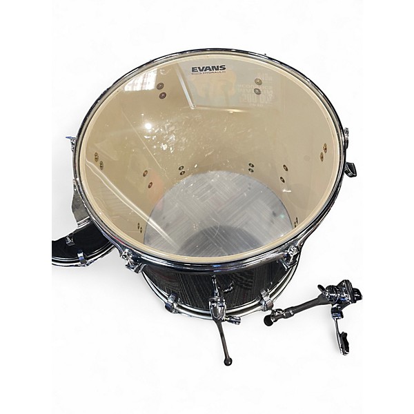 Used Ludwig 5 Piece BACKBEAT BLACK SPARKLE Drum Kit