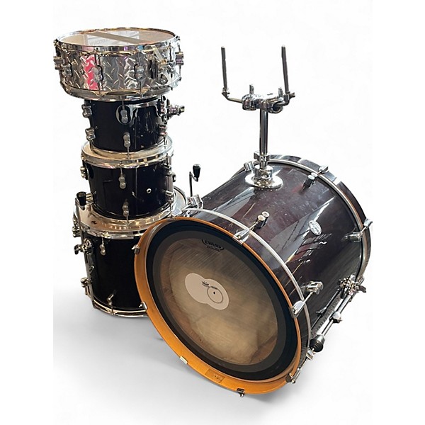 Used PDP by DW 5 Piece Concept Series Dark Brown Lacquer Drum Kit
