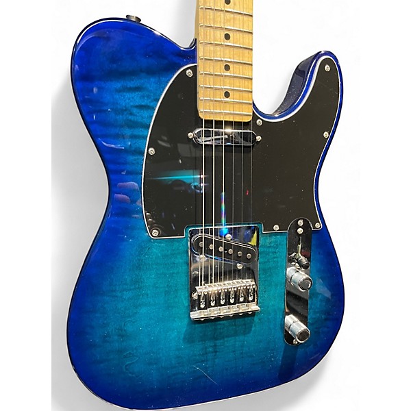 Used Fender Player Plus Telecaster Plus Top Blue Burst Solid Body Electric Guitar