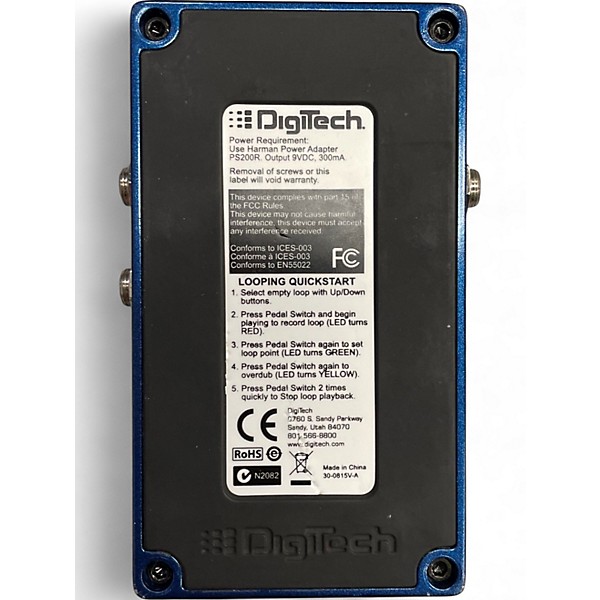 Used DigiTech JMS Jam Man Solo Phrase Pedal