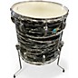 Vintage 1971 Ludwig 3 Piece classic kit black oyster pearl Drum Kit