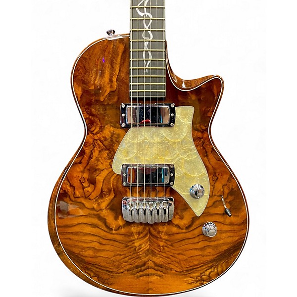 Used 2008 Taylor Builder's Reserve SB-BR1 Walnut Burl Solid Body Electric Guitar