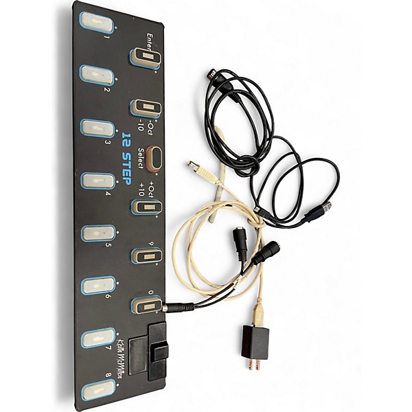 Used Keith McMillen 12 step with MIDI expander MIDI Foot
