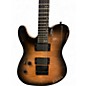 Used ESP LTD TE-1000 Evertune Left Handed Black Natural Burst Solid Body Electric Guitar