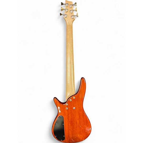 Used Carlo Robelli 6 STRING  FLAME MAPLE Electric Bass Guitar