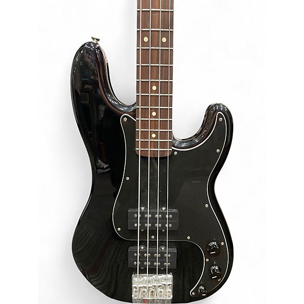 Used Fender Blacktop Precision Bass Black Electric Bass Guitar