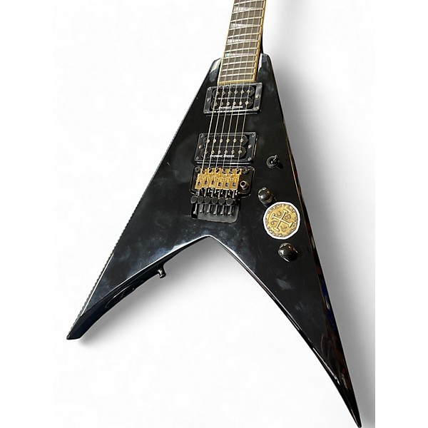 Used 2001 Jackson king v Black Solid Body Electric Guitar