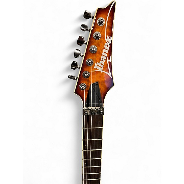 Used Ibanez S670QM ORANGE BURST Solid Body Electric Guitar