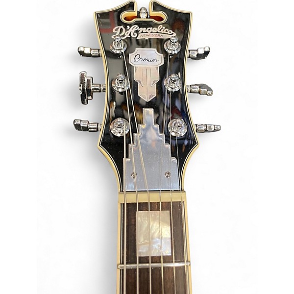 Used D'Angelico Premier Series DC Sunburst Hollow Body Electric Guitar