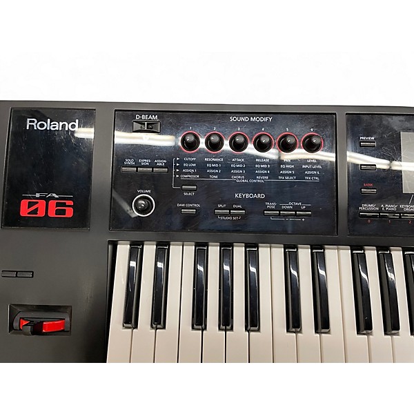 Used Roland FA06 MIDI Controller
