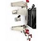 Used Pearl 2 Piece p3502d GRAY Acoustic Drum Pack
